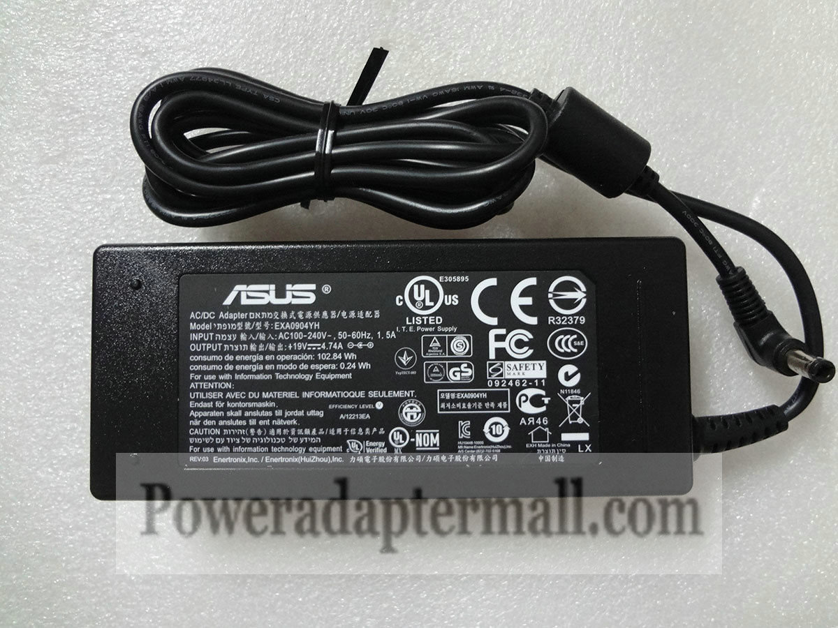 Genuine 19V 4.74A 90W Asus EXA0904YH R32379 laptop AC Adapter - Click Image to Close