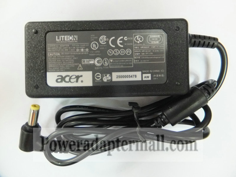 30W Acer Aspire One D150 D150-1044 D150-1Br Laptop AC Adapter