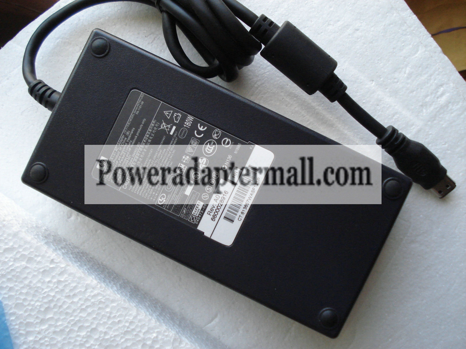 19V 9.5A HP 344500-001 366165-001 AC Adapter Power Supply