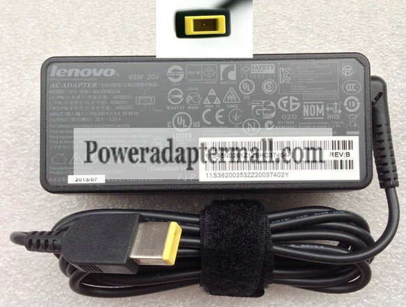 20V 3.25A Genuine Lenovo 45N0261 45N0262 45N0264 AC Adapter