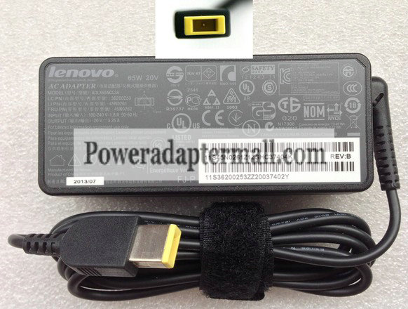 20V 3.25A Lenovo ThinkPad S431 ADLX65NCC3A 36200253 AC Adapter