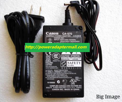 NEW CANON CA-570 CA-570S 8.4V 1.5A AC DC Adapter Power Adapter
