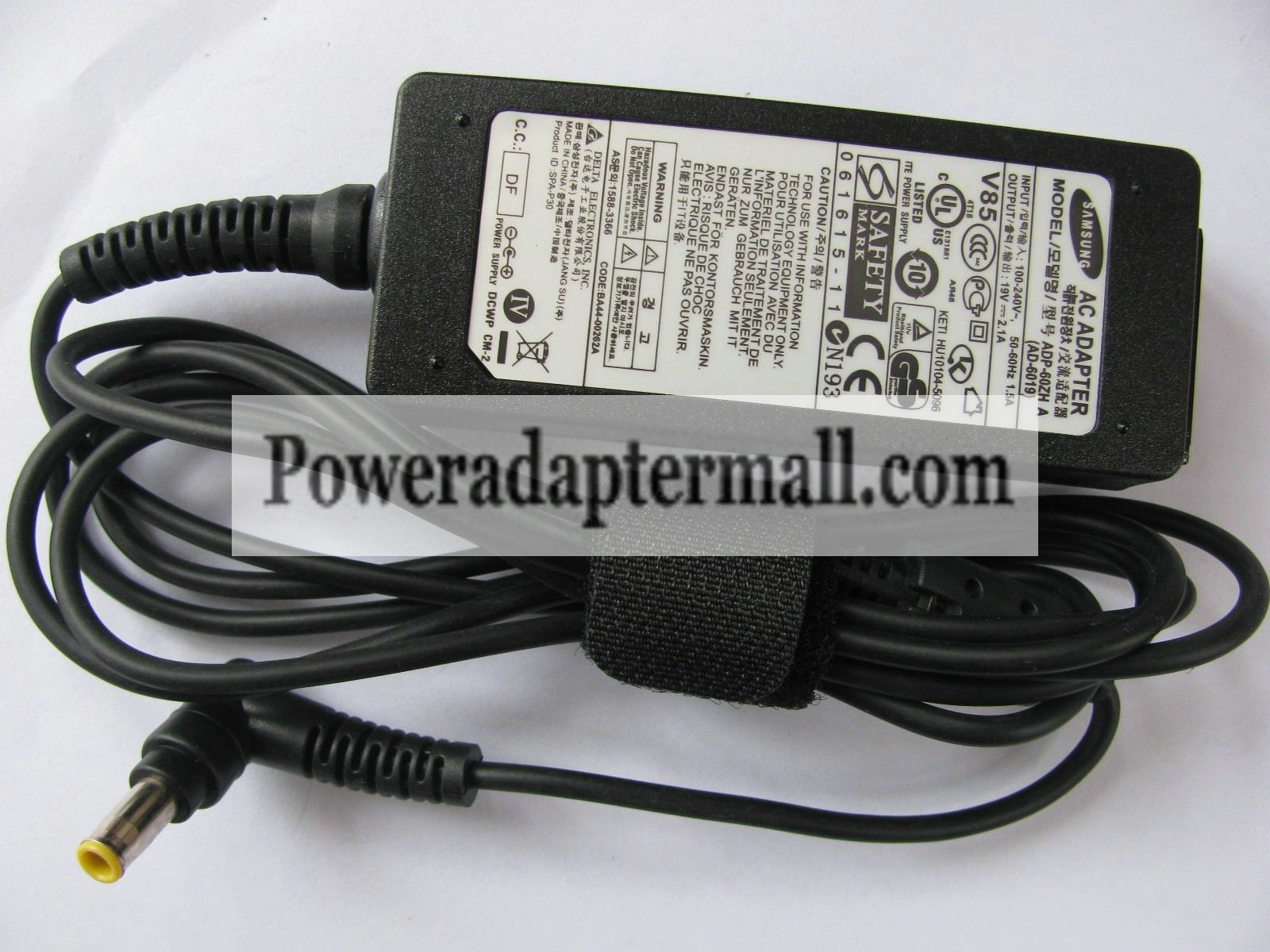 19V 2.1A Samsung N108 AA-PA2N40W AC Adapter power supply charger - Click Image to Close
