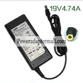 90W Samsung AD-8019 AD-9019 Laptop AC Adapter and UK Power Cord