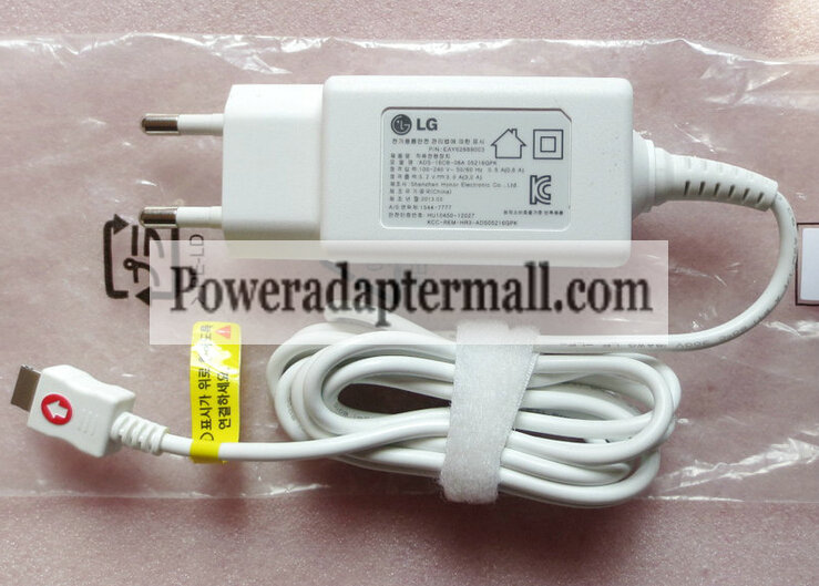 Original 16W 5.2V 3A LG H160 ADS052116GPK AC power Adapter white