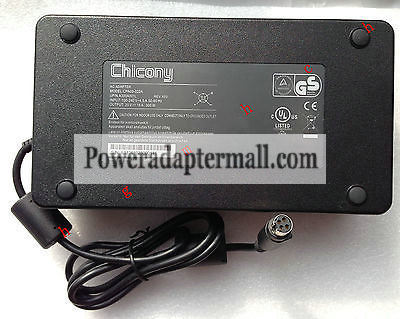 Genuine 20V 15A Sager/Clevo NP9570 Gaming AC Power Adapter 4pin