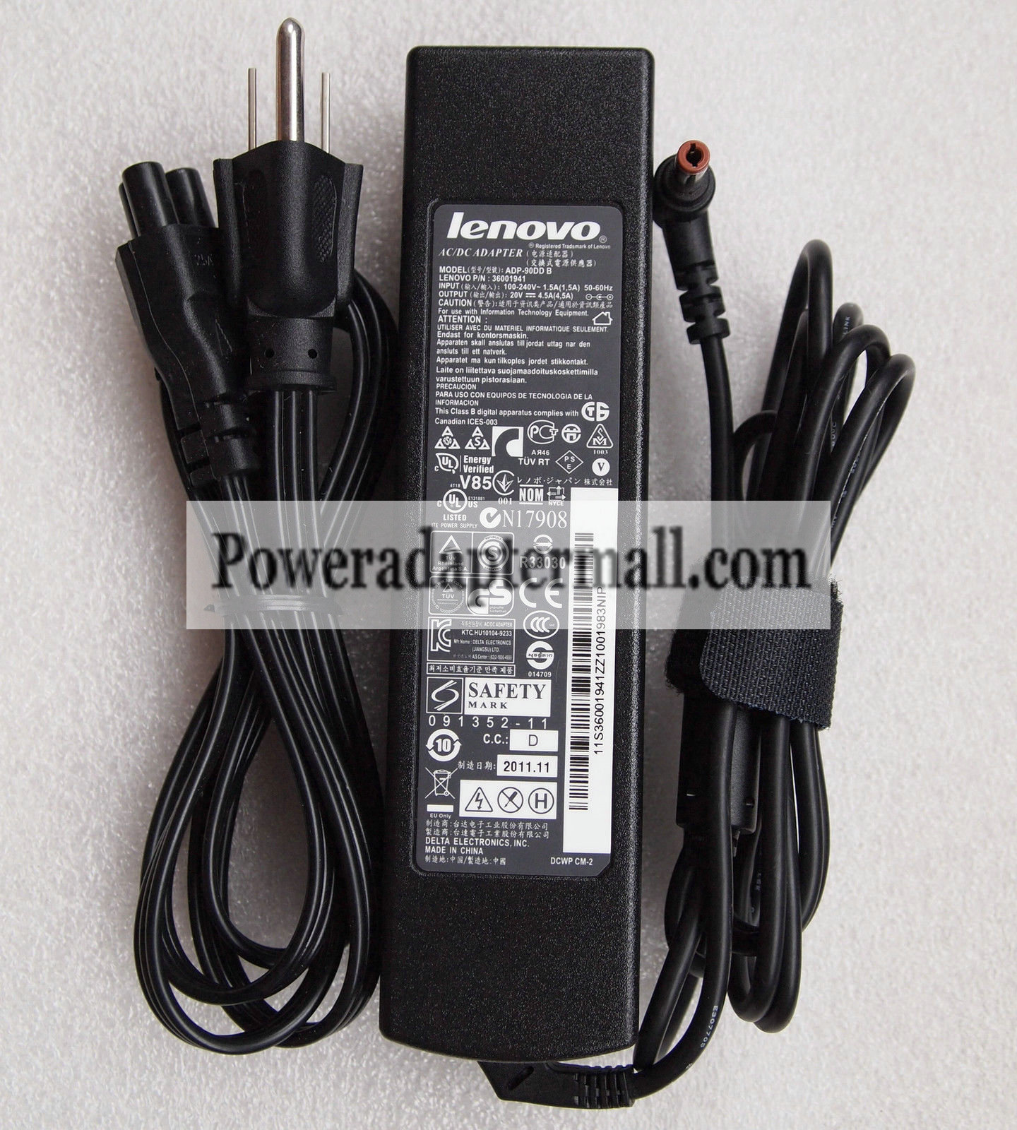 Original 90W Lenovo IdeaPad Y570 Z570 Z400 Z500 AC Adapter power