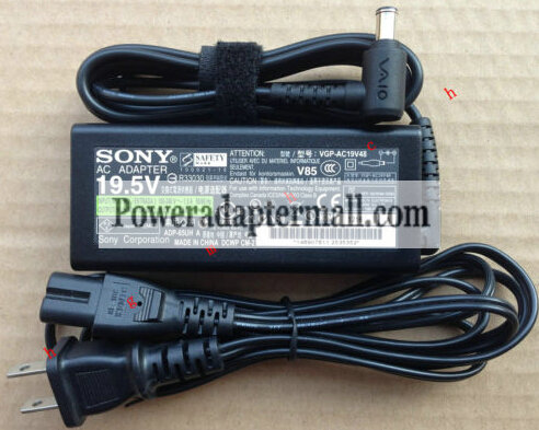 65W Genuine Sony PCG-GRS PCG-GRS150 PCG-GRS250 AC Adapter