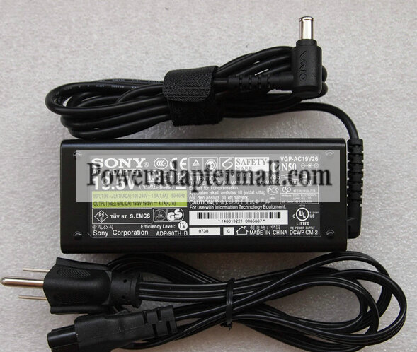 MEW Sony PCG-NV PCG-NV100 PCG-NV105 19.5V 4.7A AC Power Adapter