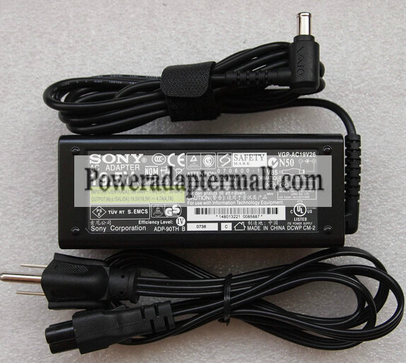 Sony Vaio VGN-C VGN-C1 VGN-C2S 19.5V 4.7A AC Power Adapter
