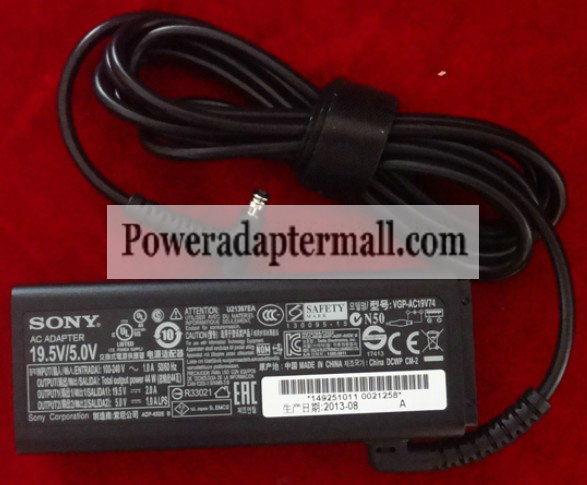 Sony VGP-AC19V74 Vaio 13A SVF13N13CXB Flip PC AC Adapter power