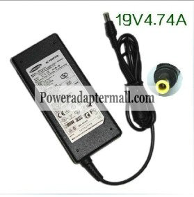 19V 4.74A 90W Samsung NT-Q460 Laptop AC Adapter Power Supply
