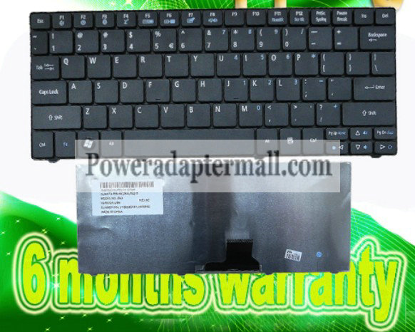 NEW Acer Aspire 1410T 1810T 1810TZ Timeline Keyboard US Black
