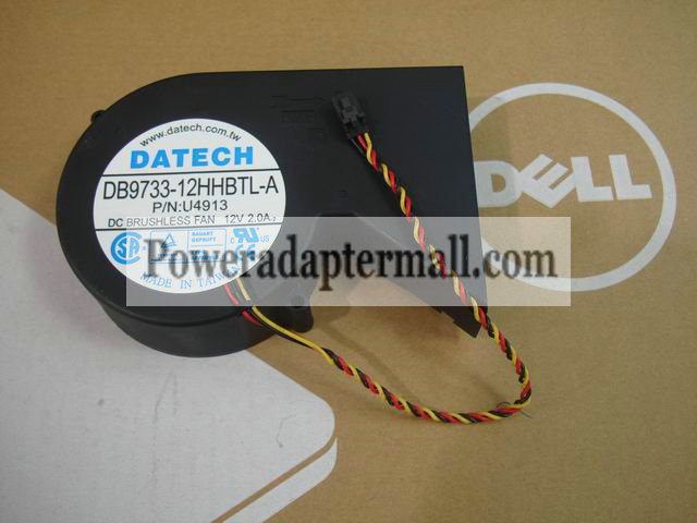 Dell DB9733-12HHBTL-A OptiPlex 270 U4913 Desktop PC Cooling Fan