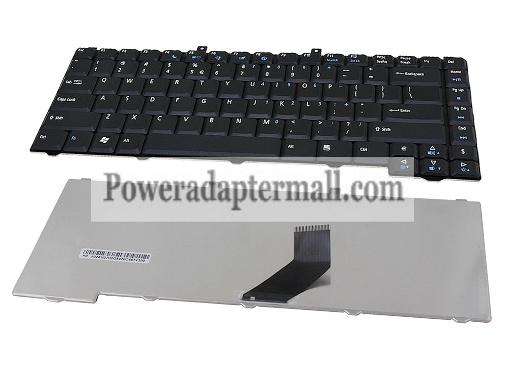 US Acer Aspire 5110 Laptop Keyboard PK13ZHU01R0