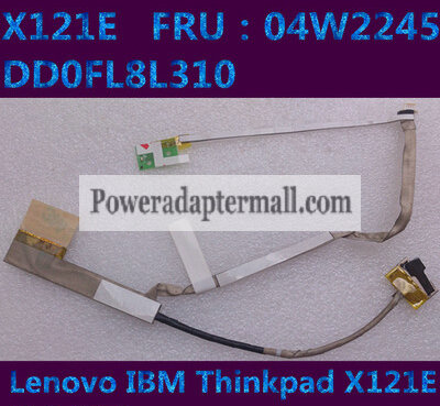 Lenovo IBM Thinkpad X121E E125 FL8 lcd cable FRU 04W2224