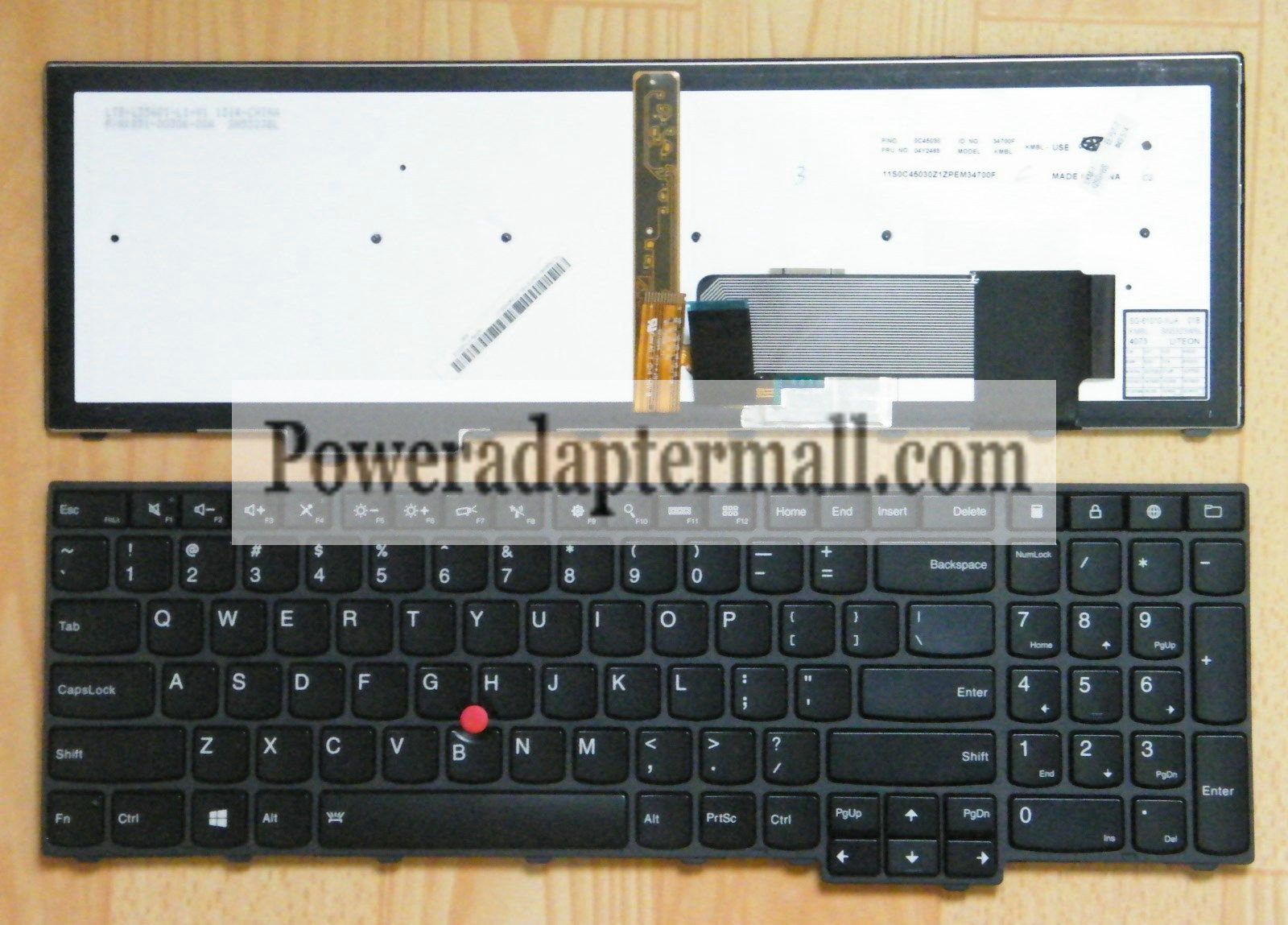 04Y2387 Lenovo Thinkpad T540P T540 laptop Backlit keyboard Black