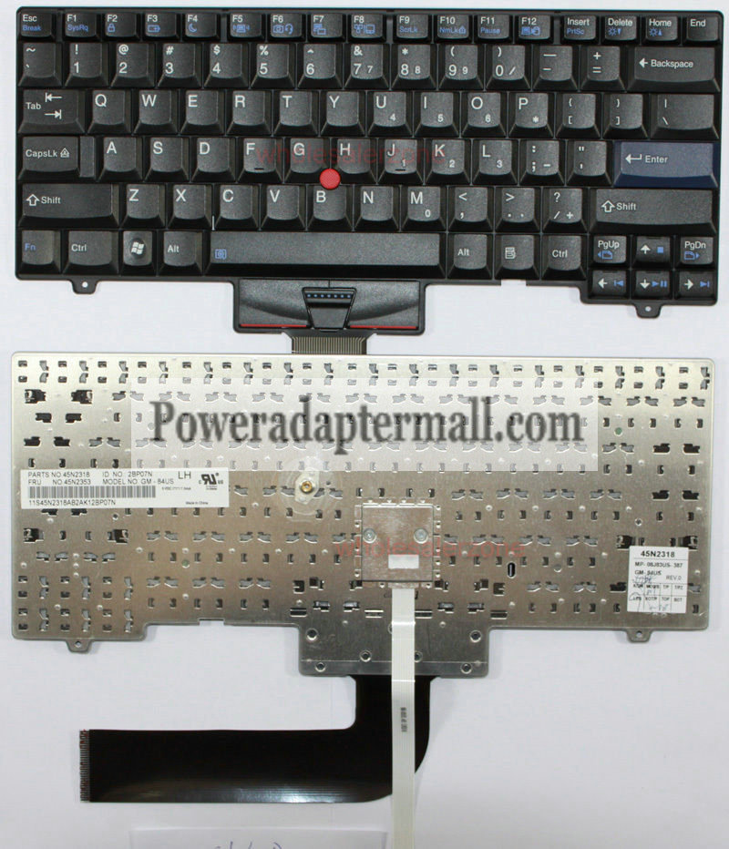 45N2423 Lenovo Thinkpad L412 series laptop keyboard US