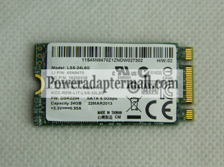 Liteon LSS-24L6G 1.8" 24G M.2 NGFF SATA3 SSD For Lenovo 45N8471