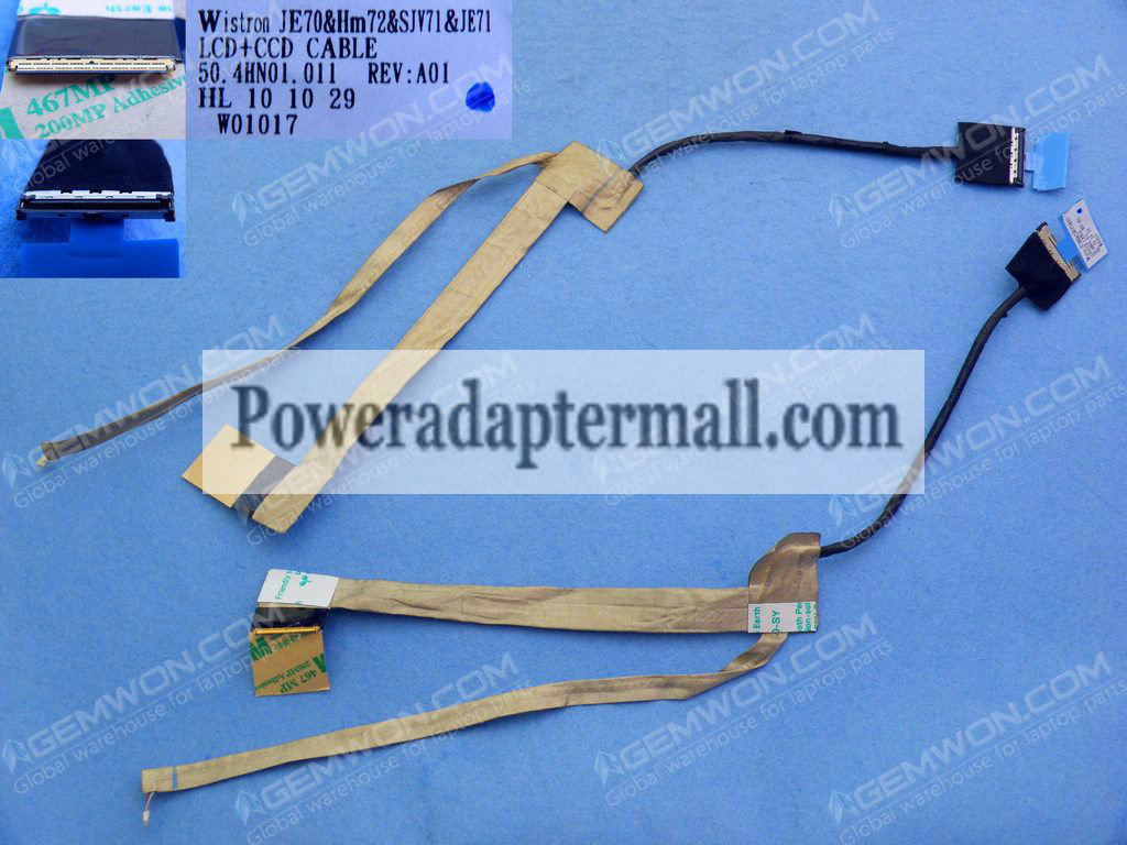 LCD Cable For ACER Aspire 7741 7741G 7741Z 7741ZG 50.4HN01.021