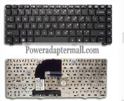 New HP 642760-001 642761-001 6037B0054601 US Black Keyboard