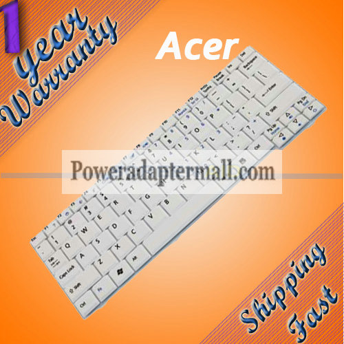 New Keyboard for Acer Aspire A110 A150X ZG5 Series Layout US Whi