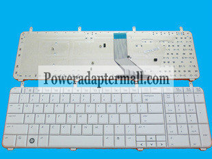 White Keyboard HP Pavilion DV7-2000 Series Laptop