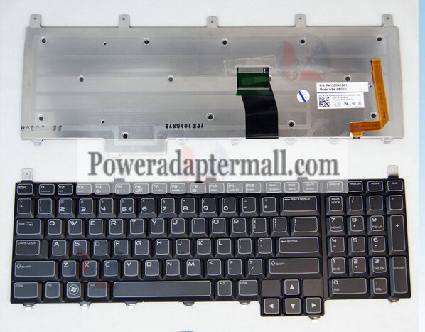 NEW Dell Alienware 17 M17x R4 Keyboard US English Backlit