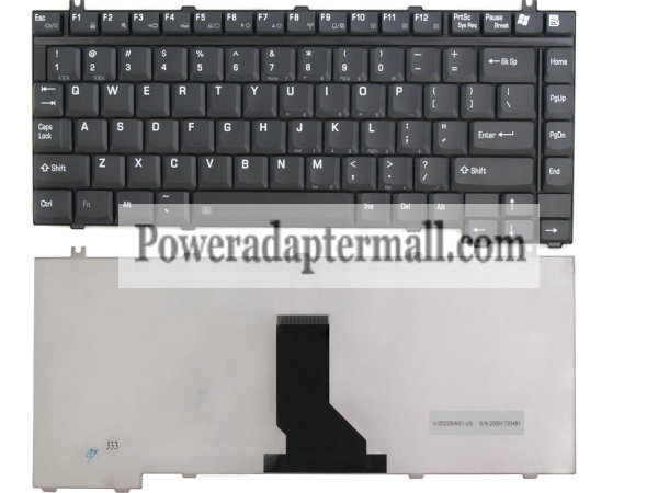 G83C000742 Keyboard Toshiba Satellite A15 M55 Series Laptop