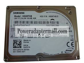 1.8 60GB Samsung HS06THB ZIF CE PATA Hard Drive HDD
