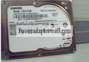 1.8" Samsung HS04THB 40G 2M CE hard disk for IBM X41 X40