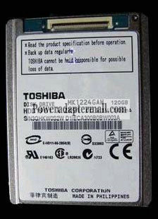 Toshiba MK1224GAH Hard Disk Drive For iPod Video 5.5th