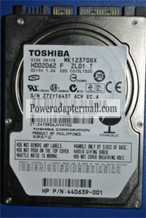 120GB 5400RPM SATA MK1237GSX Laptop Hard Drive for Toshiba