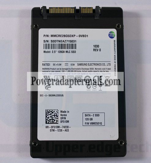 Samsung F510M MMCRE28G5MXP-0VBD1 2.5" SATA SSD 128GB Hard Disk - Click Image to Close