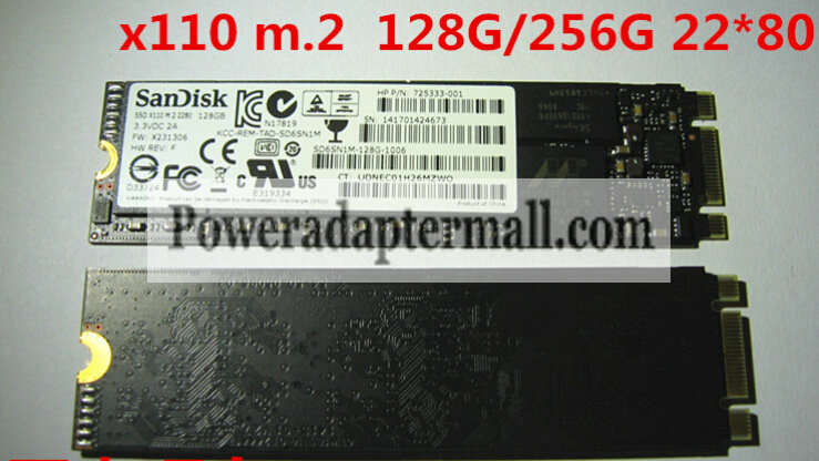 New Sandisk x110 SSD 128G NGFF PCI-E mSATA For HP Acer Lenovo