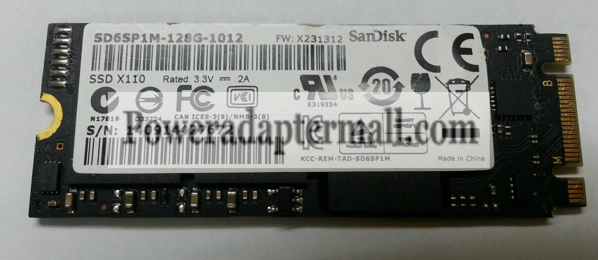Sandisk X110 Enterprise SD6SP1M-128G SSD NGFF For Asus UX X S