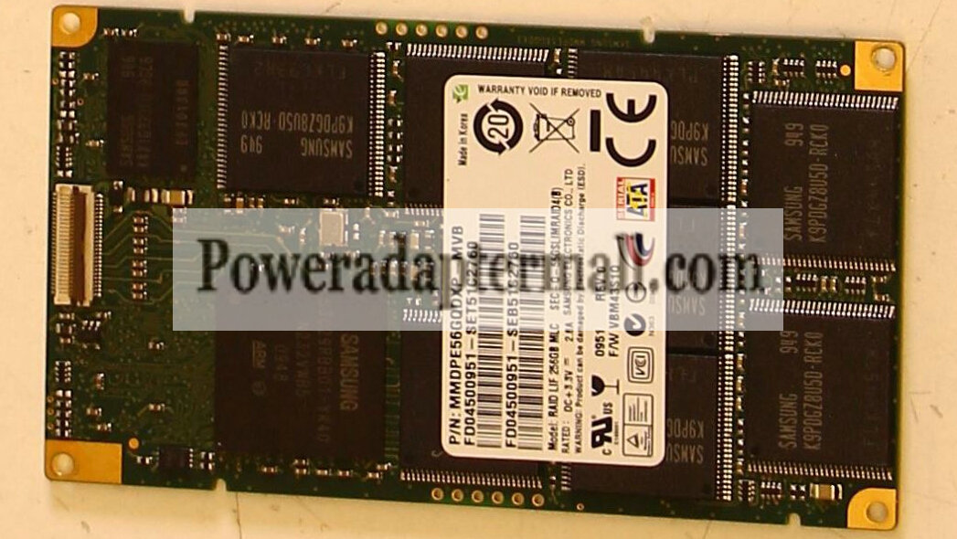 Sony VPCZ1 Samsung 1.8" RAID LIF 256GB MLC SSD MMDPE56GQDXP-MVB
