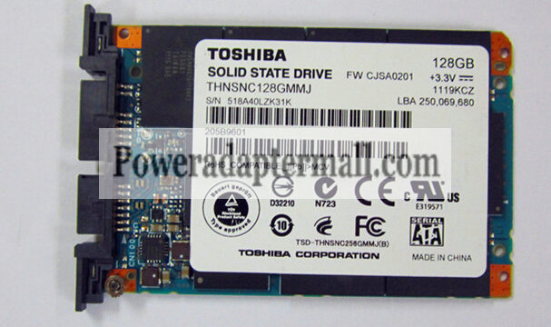 TOSHIBA THNSC128GMMJ 128GB SSD SATA for Dell Latitude XT2 D4200