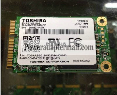 New 1.8"Toshiba THNSNW128GMCP 128G SSD MSATA2 Mini PCI-E for IBM