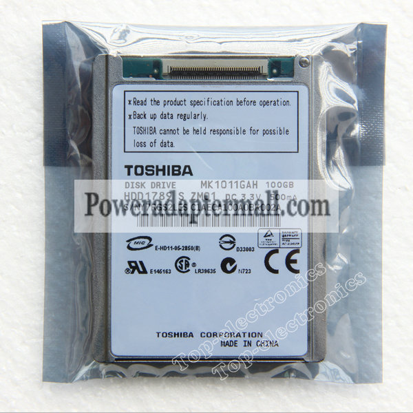 1.8"100GB TOSHIBA MK1011GAH FOR SONY VAIO TZ VGN HARD DRIVE HDD