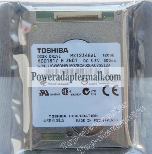 1.8"Toshiba 120GB MK1234GAL hdd For IPOD Replace MK1634GAL