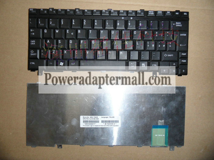 Brand New Toshiba Portege M600 SKU SKU 98-20200-017 Keyboard US