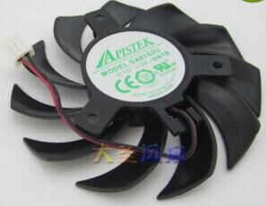 New Original EVEA Onda graphics card cooling fan APISTEK GA81S2U -NNTB DC12V 0.38A diameter 75mm Pit