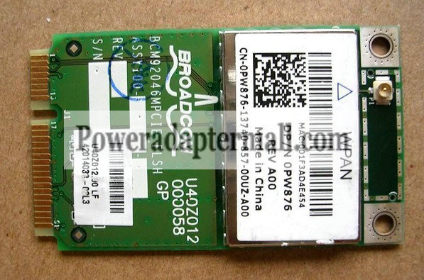 Wireless 370 Bluetooth Card Module 0PW876 BCM92046MPCIE