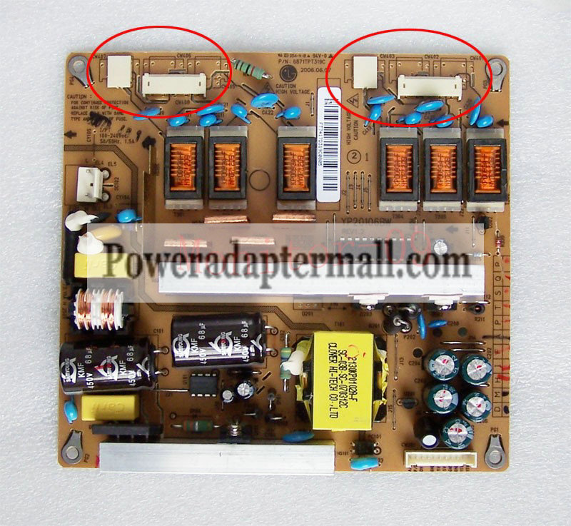 LG L204WT Power Board 6871TPT319C YP20106BW REV1.2 - Click Image to Close