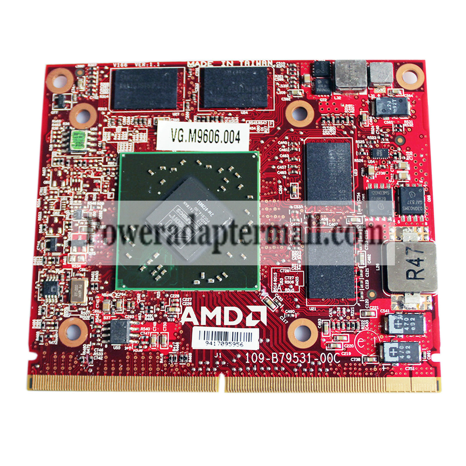 ATI HD4670 VG.M9606.004 DDR3 1GB MXM 216-0729051 Video VGA card
