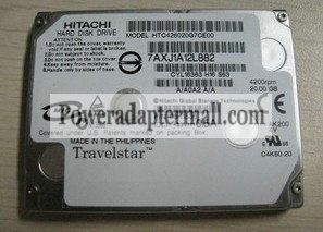 Hitachi HTC426020G7CE10 20GB 4200RPM 1.8-inch ZIF Hard Drive