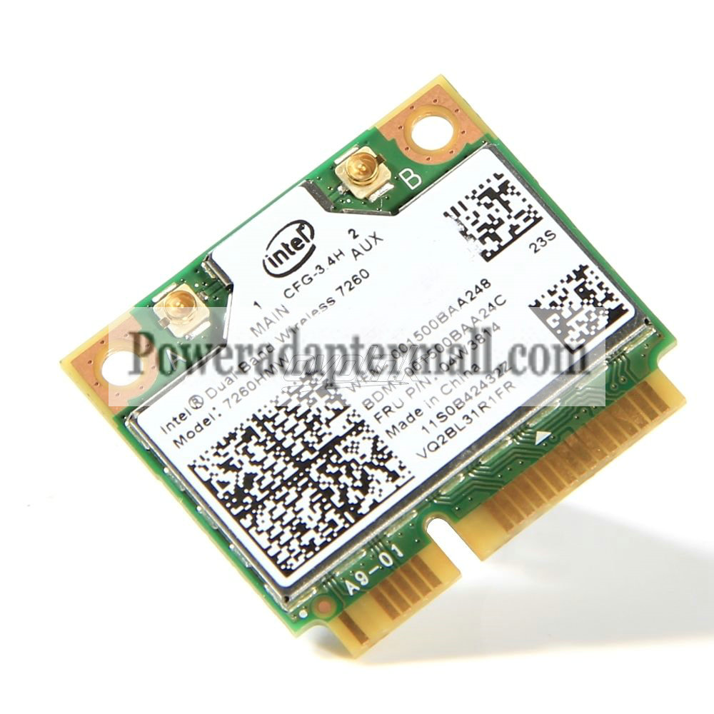 Intel 7260 7260HMW 04W3814 WiFi BT 4.0 Half Mini PCI-E Card