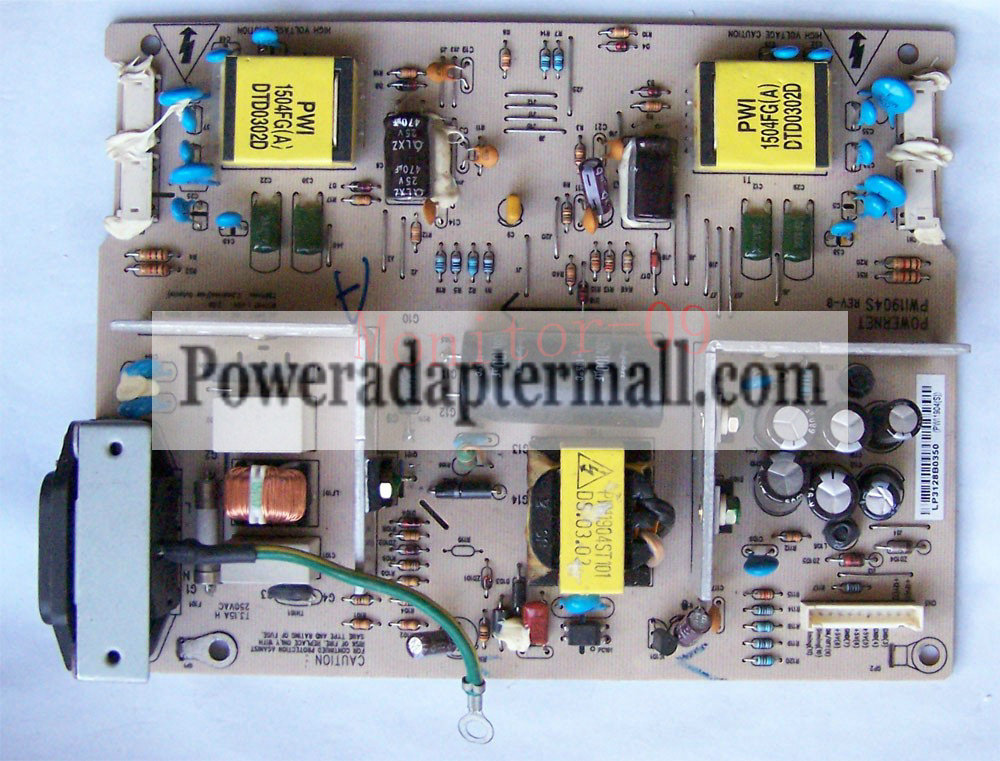 LG L1910SML SONY Power Supply Board PWI1904S LP3128B0350