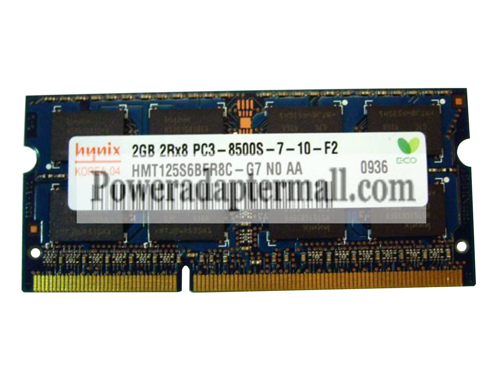 Hynix DDR3 2GB PC3 8500S 1066 Laptop DRAM Memory Sodimm 2RX8